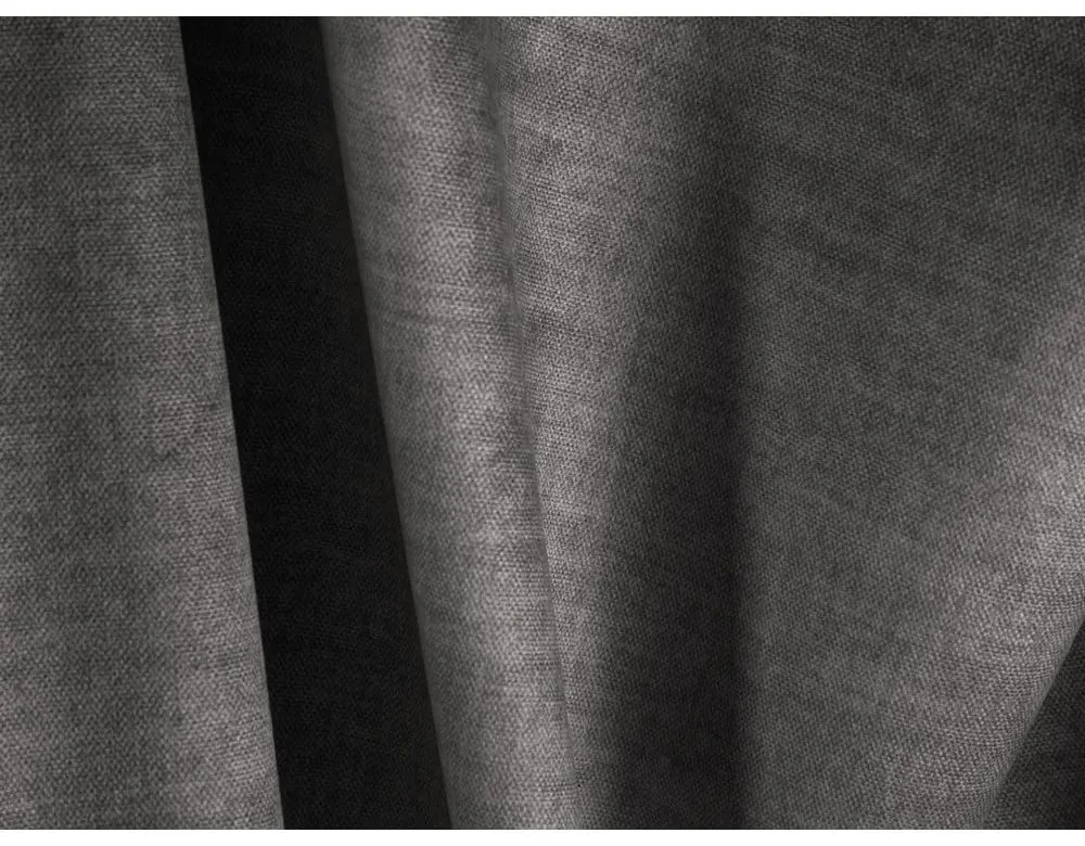 Canapea modulară gri cu tapițerie din catifea 320 cm Martina – Micadoni