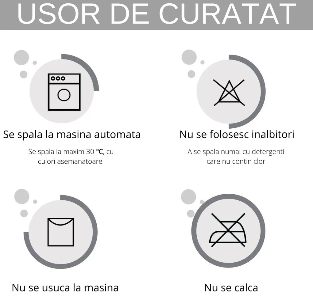 Set 2 huse elastice pentru coltar, marime: M+L, spandex, crem, HES-63