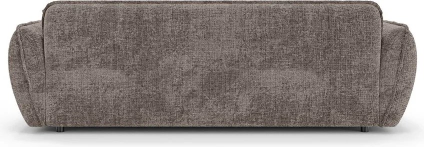 Canapea taupe cu tapițerie din chenille 250 cm Nelia Big – Ropez