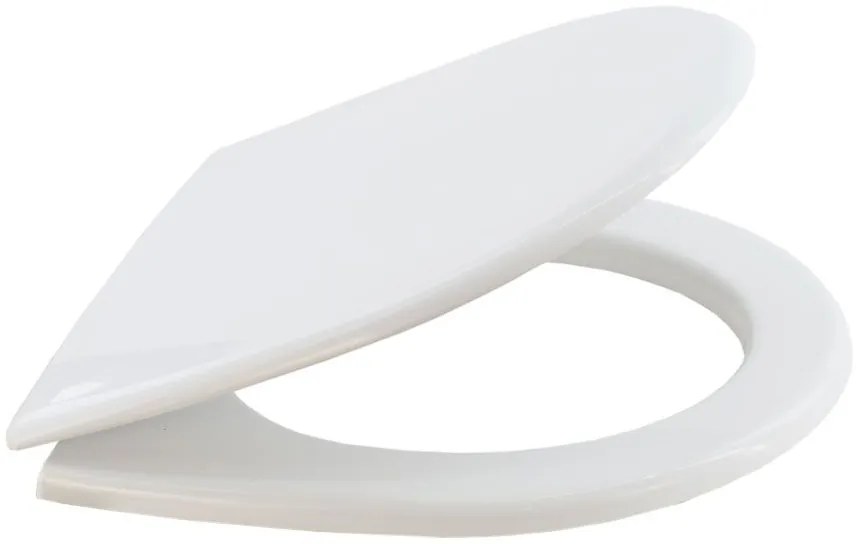 Capac WC 19, polipropilena, Cersanit (compatibil pe vasele WC rotunjite)