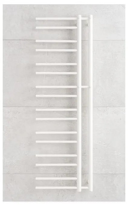 P.M.H. T2W-L - Radiator de baie tip scară THEIA, 352 W, 154 cm, stânga/alb
