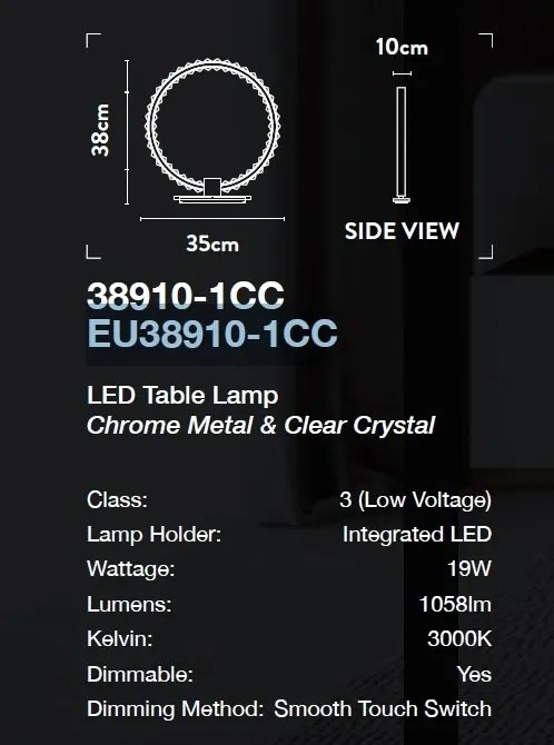 Veioza LED /Lampa de masa design elegant Tier