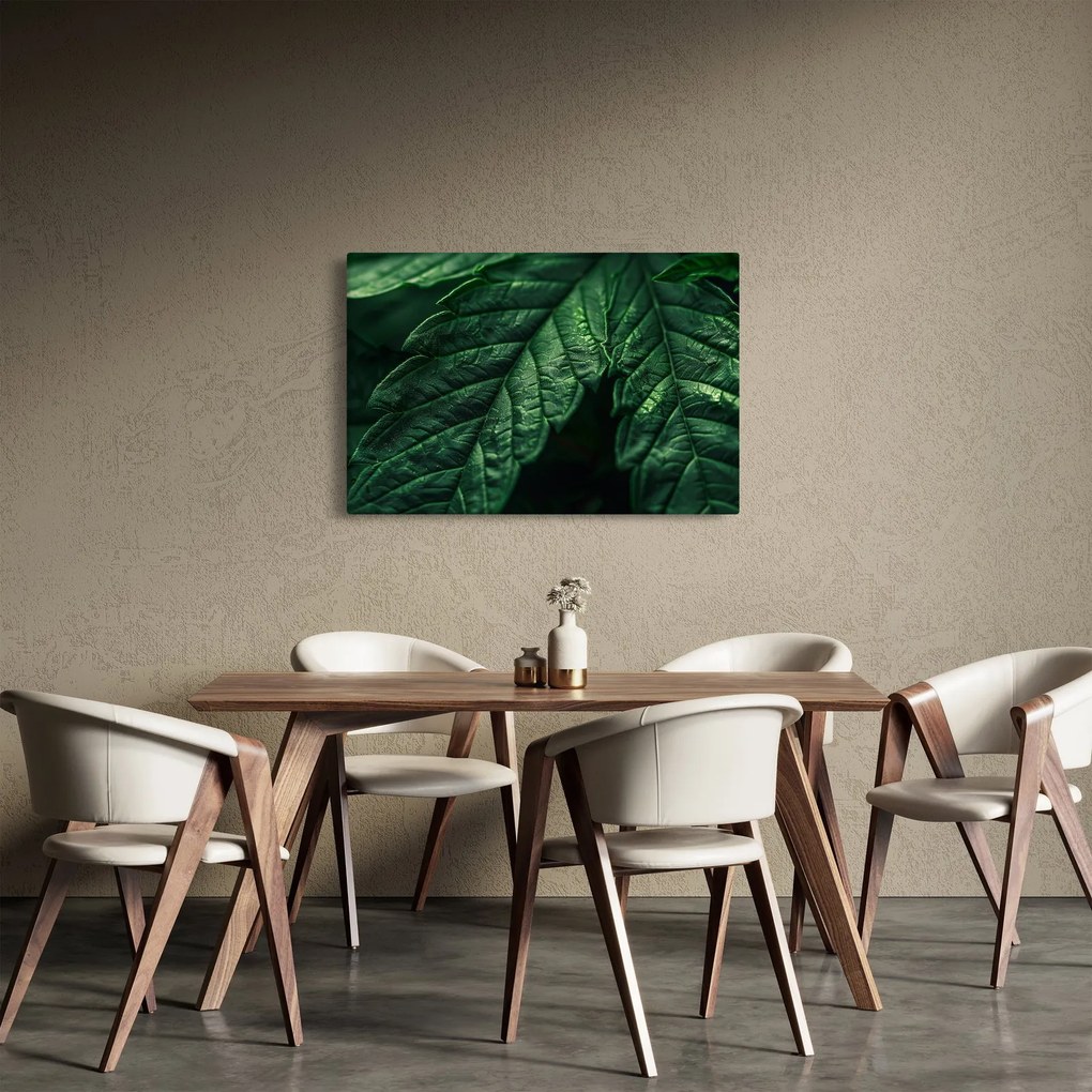 Tablou - Detaliu al foii (90x60 cm)