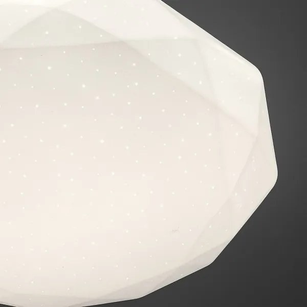 Plafonieră LED dimabilă HEX LED/72W/230V 3000-6000K Ø 50 cm albă + telecomandă