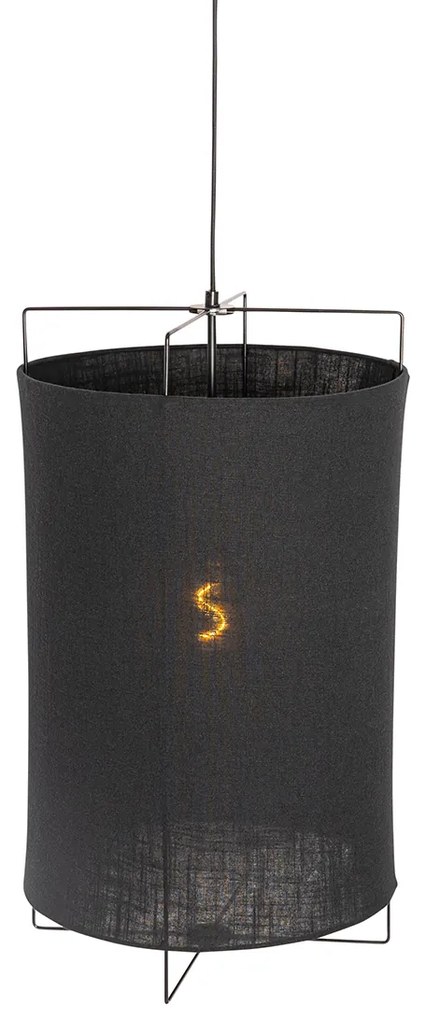 Lampă pendant de design neagră - Rich