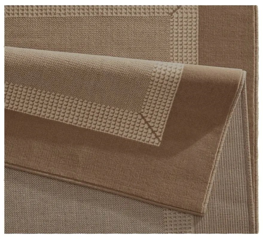 Covor Hanse Home Basic, 160x230 cm, maro-bej