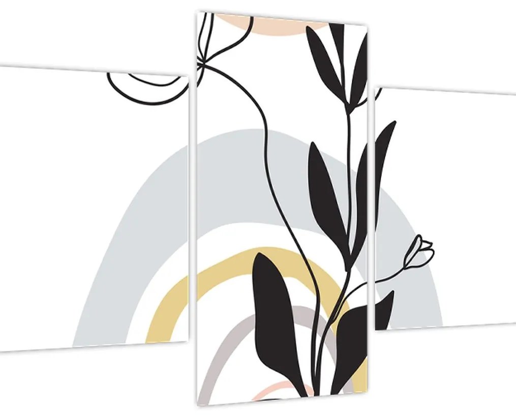 Tablou - Flori într-o vază N⁰1 (90x60 cm)