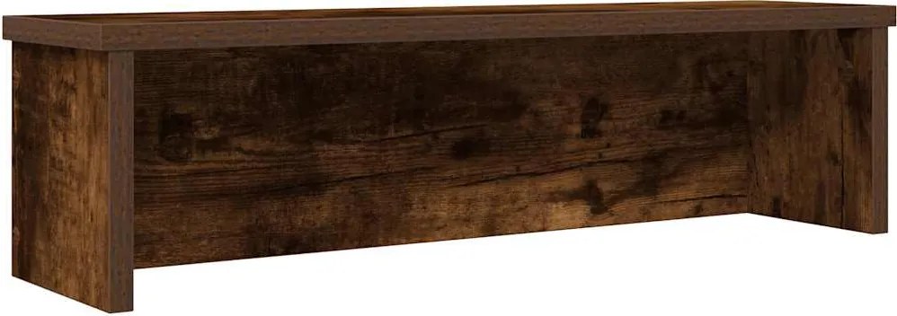 vidaXL Suport de bucătărie stivuibil din lemn de stejar afumat