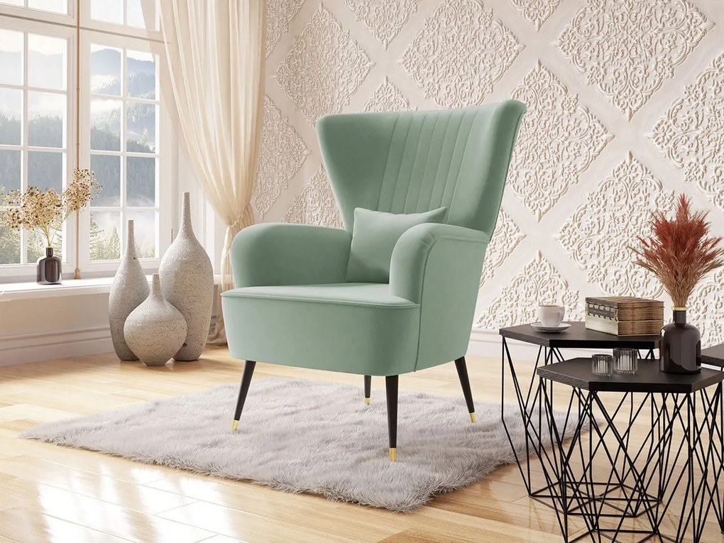 Fotoliu Perokas (Verde + Negru + auriu) . Promo -17%. 1103834
