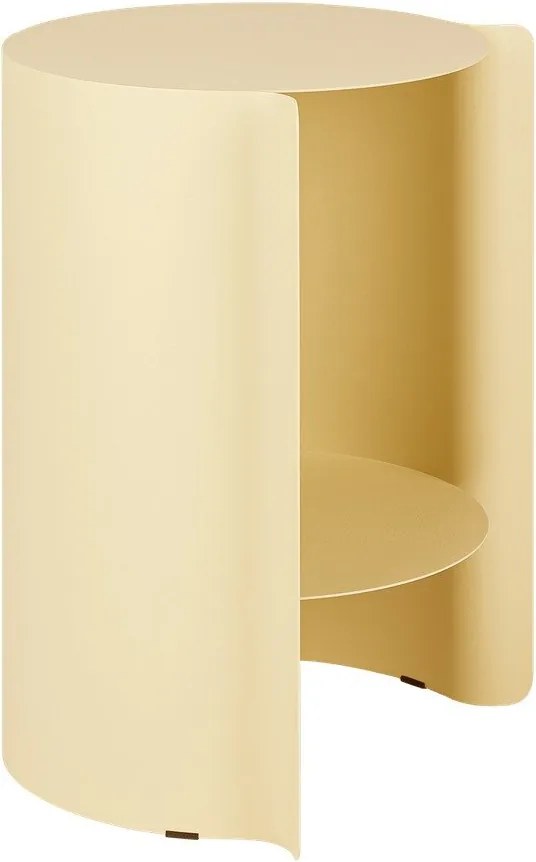 Măsuță auxiliară rotundă din oțel ø 32 cm Wa – noo.ma