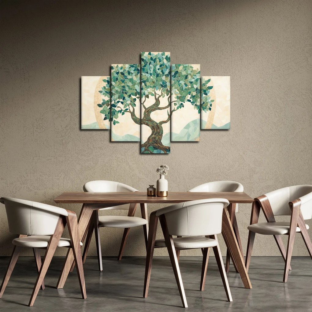 Tablou – Mozaic elegant cu arbore (150x105 cm)