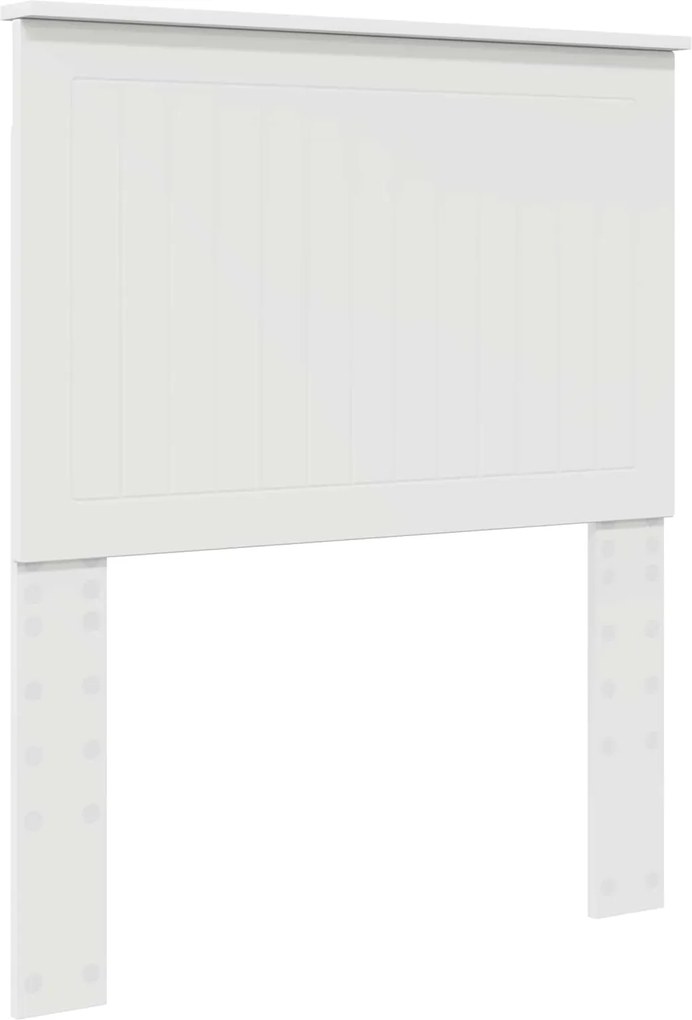 vidaXL Tăblie cap cu headboard Alb 80 cm Lemn compozit