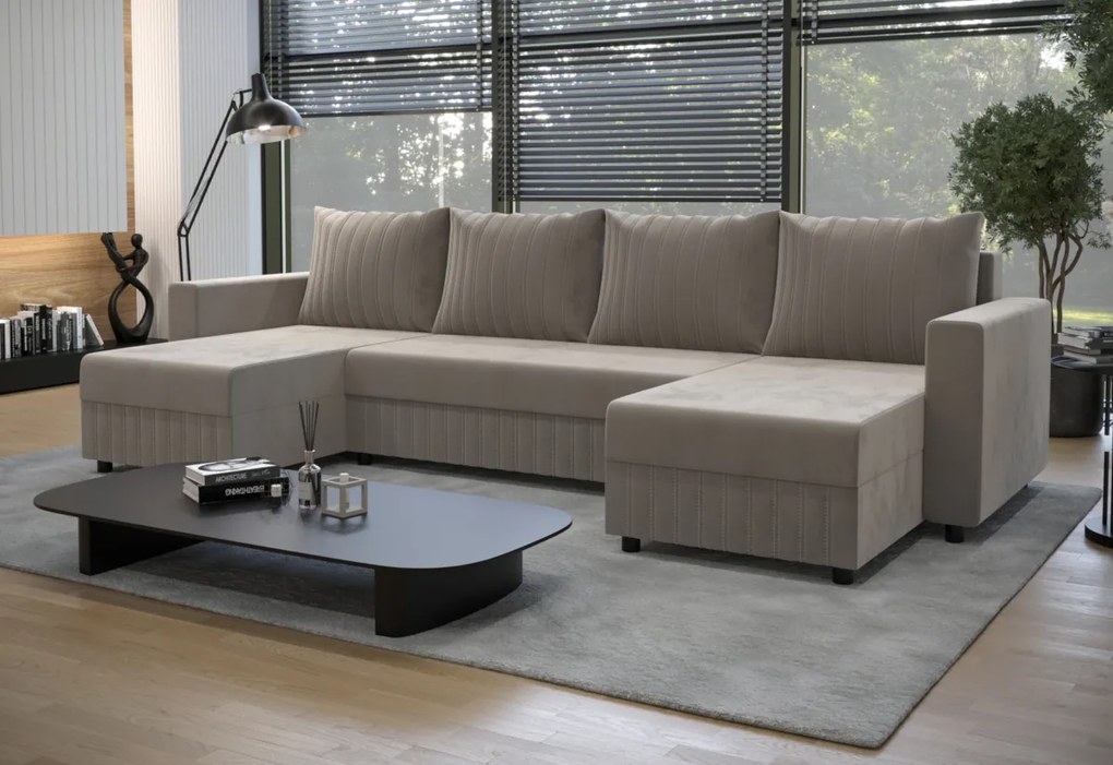 Supermobel Canapea in forma de U PARK, 302x83x144, rivera 16