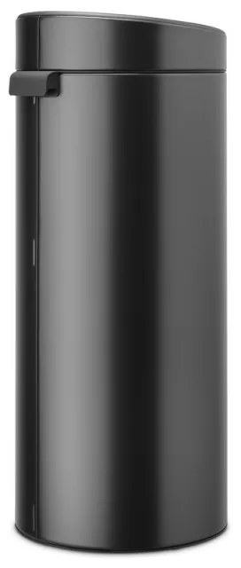 Cos de gunoi Brabantia Touch Bin New 1008860, 30 L, Inchidere silentioasa si lina, Gri inchis