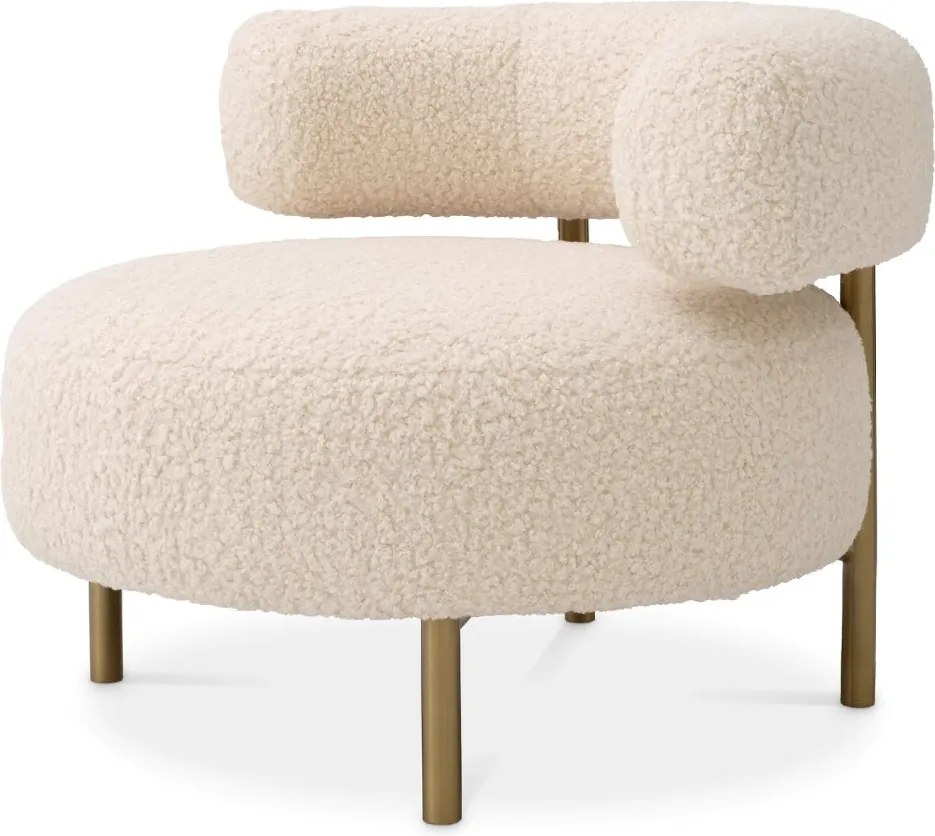 Fotoliu design LUX Thompson, Lyssa Faux shearling