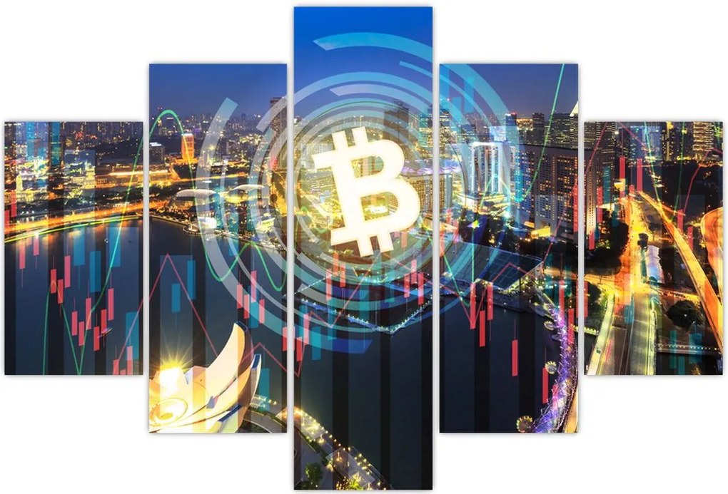 Tablou - Orașul investițiilor (150x105 cm)