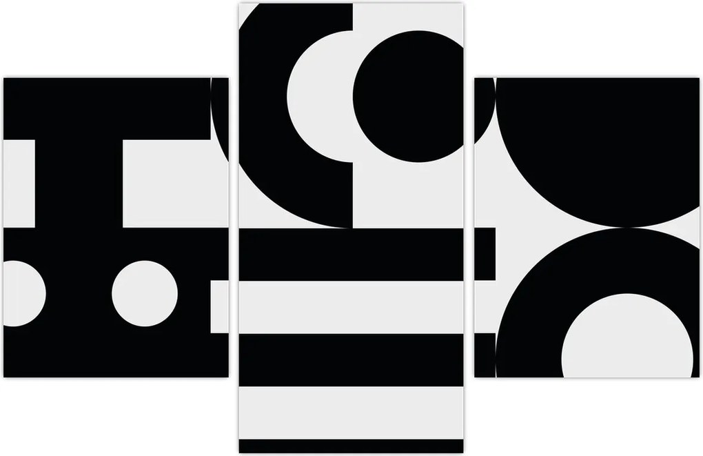 Tablou - Abstracție geometrică N⁰3 (90x60 cm)