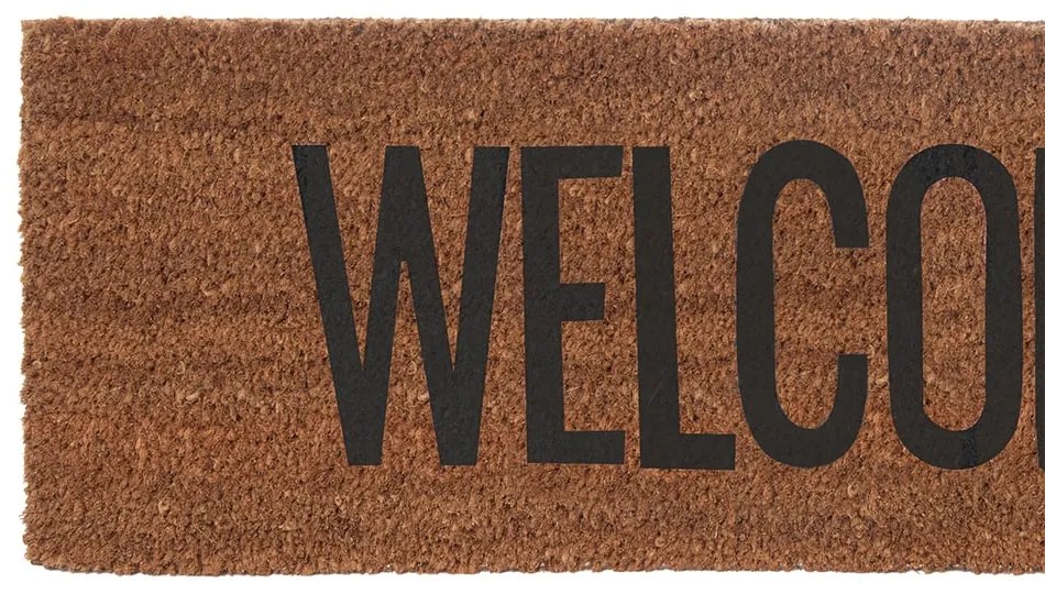 Doormat Welcome black coir
