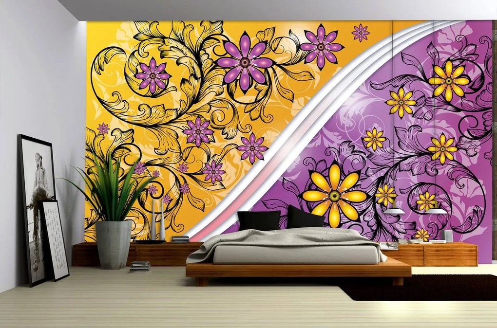 Fototapet - Flori (152,5x104 cm)