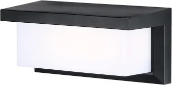 Brilagi - Aplica de exterior LED RGBW BRICKY, 1xE27/15W/230V, negru, IP54