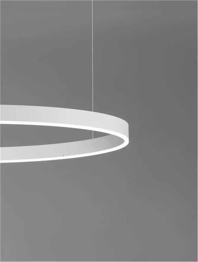 Lustra LED XXL dimabila design circular MOTIF CCT 150cm