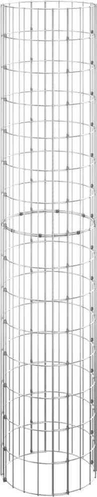 vidaXL Stâlp de gabion, Ø30x150 cm, oțel galvanizat, circular