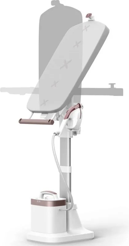 Fier de călcat cu aburi Tefal Ixeo Vision QT1811E0, 2170W, 3 nivele de putere, 1.2 l, 200 g/min, LED backlight, Reîmprospătare și dezinfectare, Auto shut-off, Alb