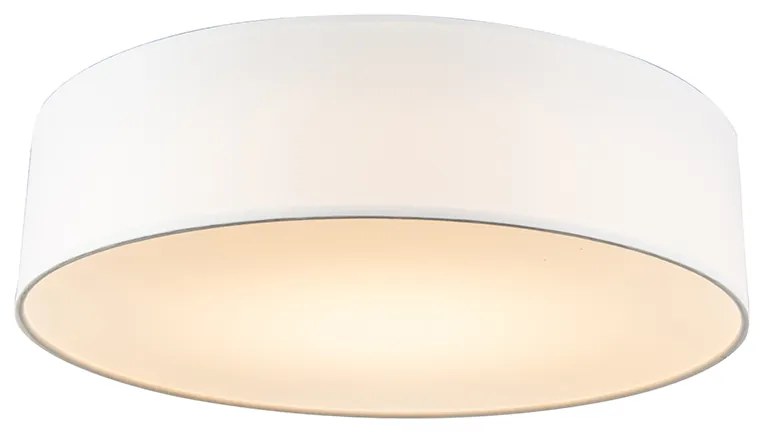 Plafonieră albă 40 cm cu LED inclus - Drum LED
