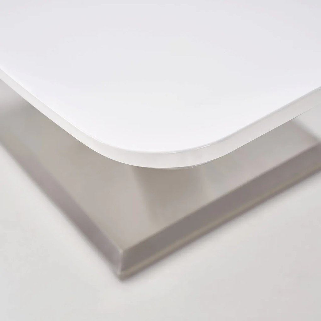 Set masa extensibila Mistral L160-220 cm + 6 scaune K224 albe