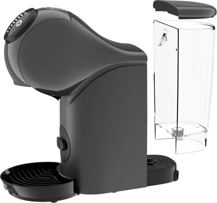 Espressor Krups KP243B10 NDG GENIO S ANTHRACITE, 1500 W, 15 bar, 0,8 l, Compatibil cu capsulele NESCAFÉ® Dolce Gusto®, LED, Functie XL, Gri/Antracit