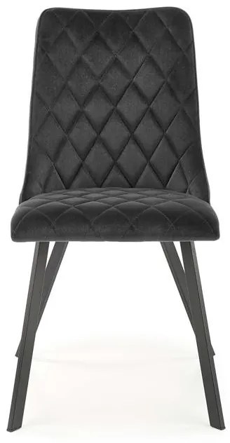 Scaun K450 velvet negru