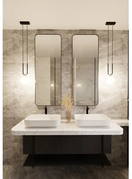 Lustră pe cablu GLAM 1xE14/10W/230V negru