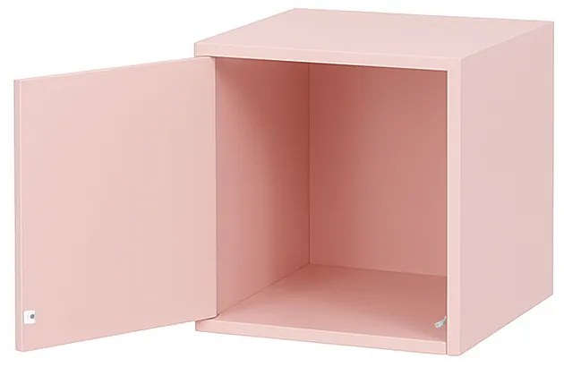 Boxie 1 ușă dulap de perete 40x40x37 cm roz