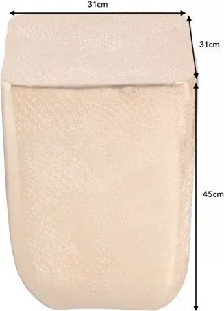 Masuta auxiliara design unicat Unit 45cm gold