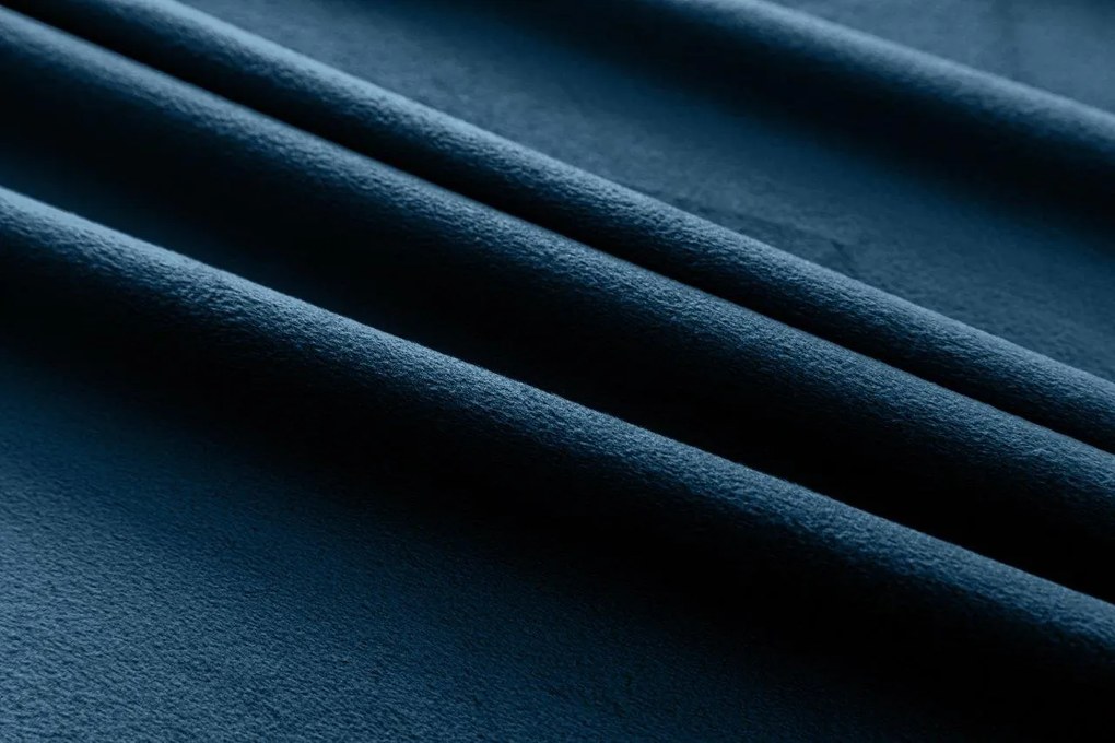 Draperie din catifea Culoare albastru kerosen, VELVET 140x250 cm
