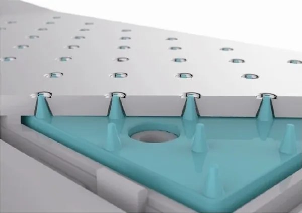 Sapho - Duș de mână cu sistem autocurățare, crom lucios