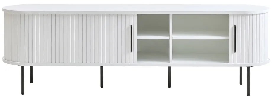 Comodă TV albă 180x56x45 cm Nola – Unique Furniture