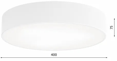 Plafonieră LED CLEO 43W 230V 3000K, Ø 40 cm, albă