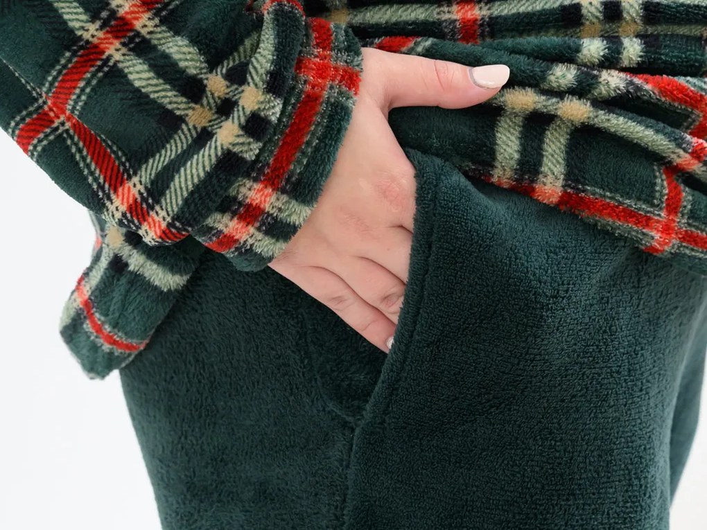 Pijama Cocolino microplus GLENMOORE verde - diverse marimi Marime: M