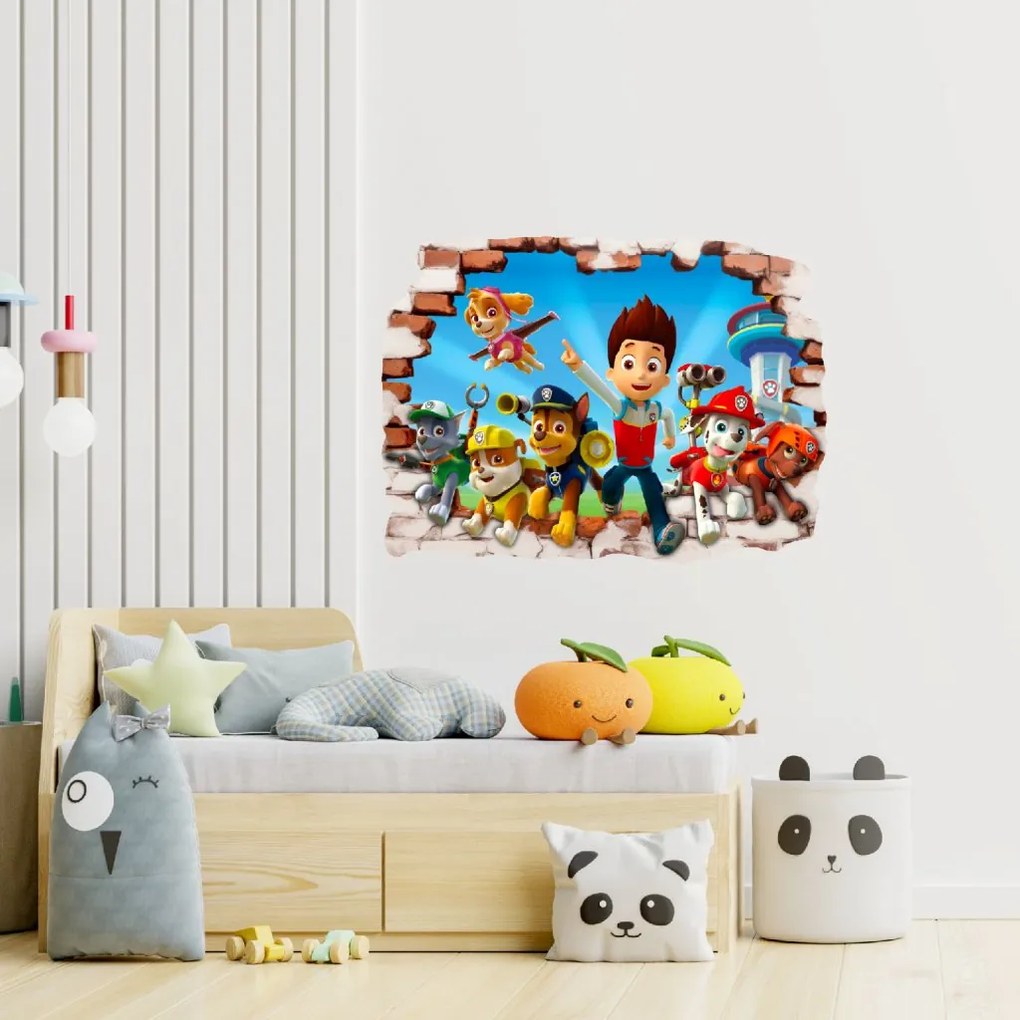 Autocolant de perete "PAW patrol 4" mărimea: 70x50cm