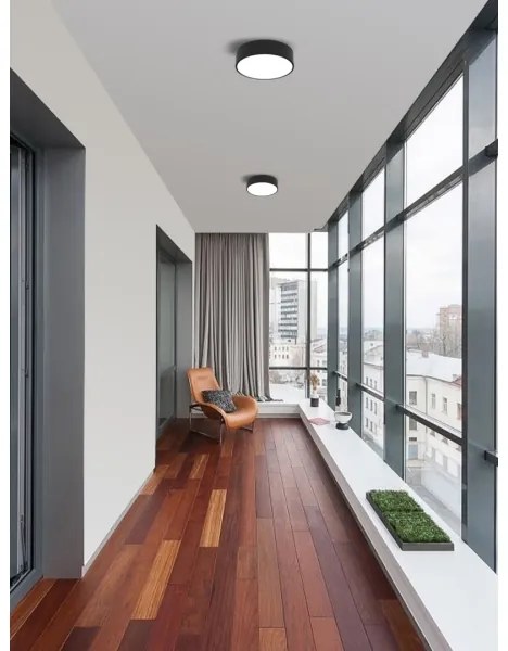 Plafonieră LED dimabilă Immax NEO 07200L RONDATE LED/18W/230V negru Tuya + telecomandă