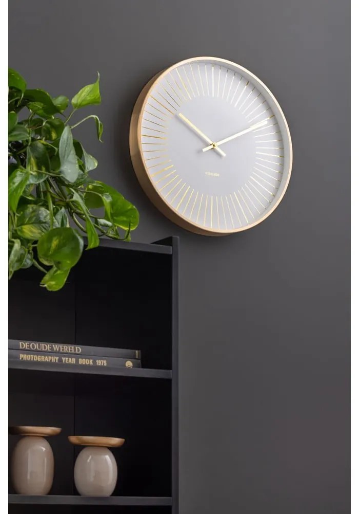 Ceas de perete ø 40 cm Gold Lines – Karlsson