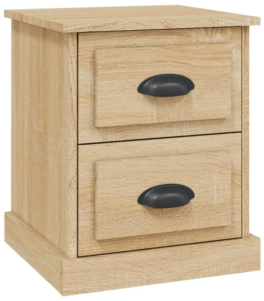 816150 vidaXL Noptieră, stejar sonoma, 39x39x47,5 cm, lemn prelucrat