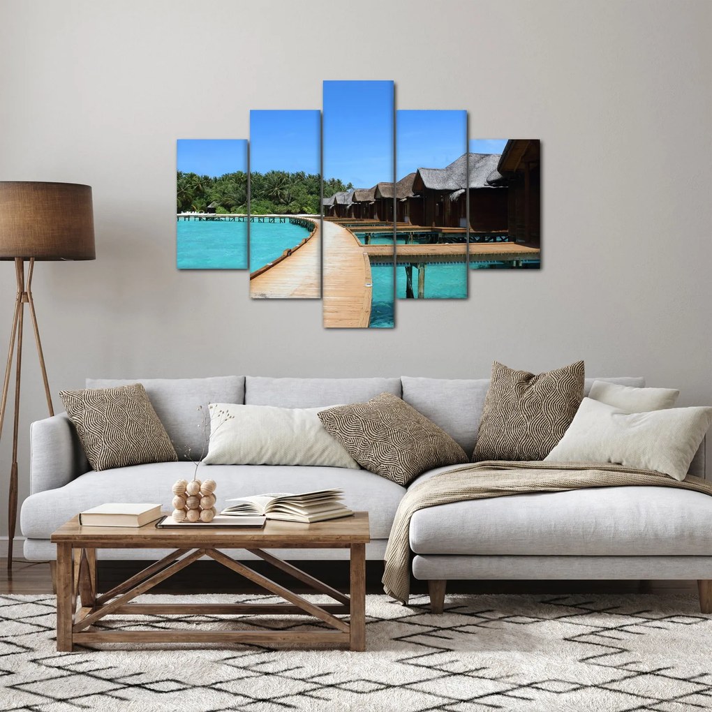 Tablou cu Maledive (150x105 cm)