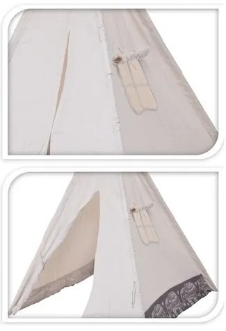 Cort pentru copii Indian Teepee Elephant, 160 x 103 cm