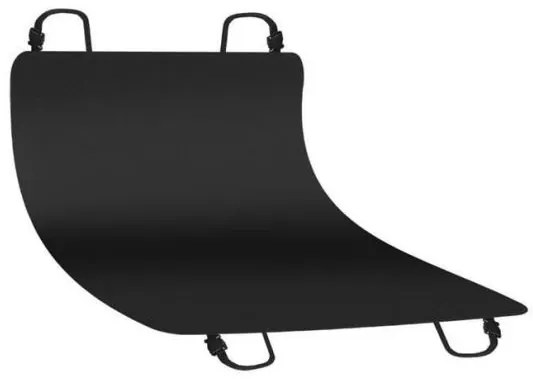 Husa auto pentru protectie si transport caini si pisici, poliester + PVC, impermeabila, negru, 144x144 cm