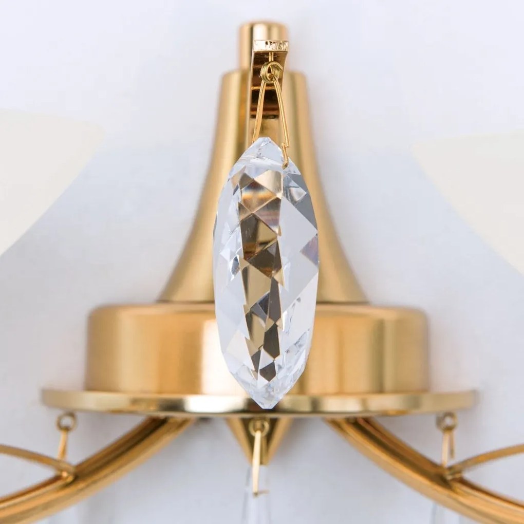 Aplica de perete OPALDESIGN, auriu mat