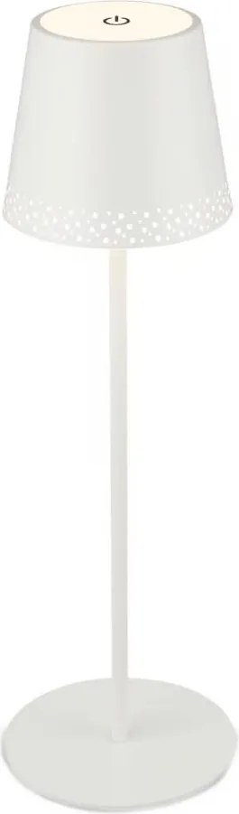 Brilo - Lampă de birou LED reîncărcabilă cu control tactil KIKI LED/2,6W/5V IP44 2600 mAh albă