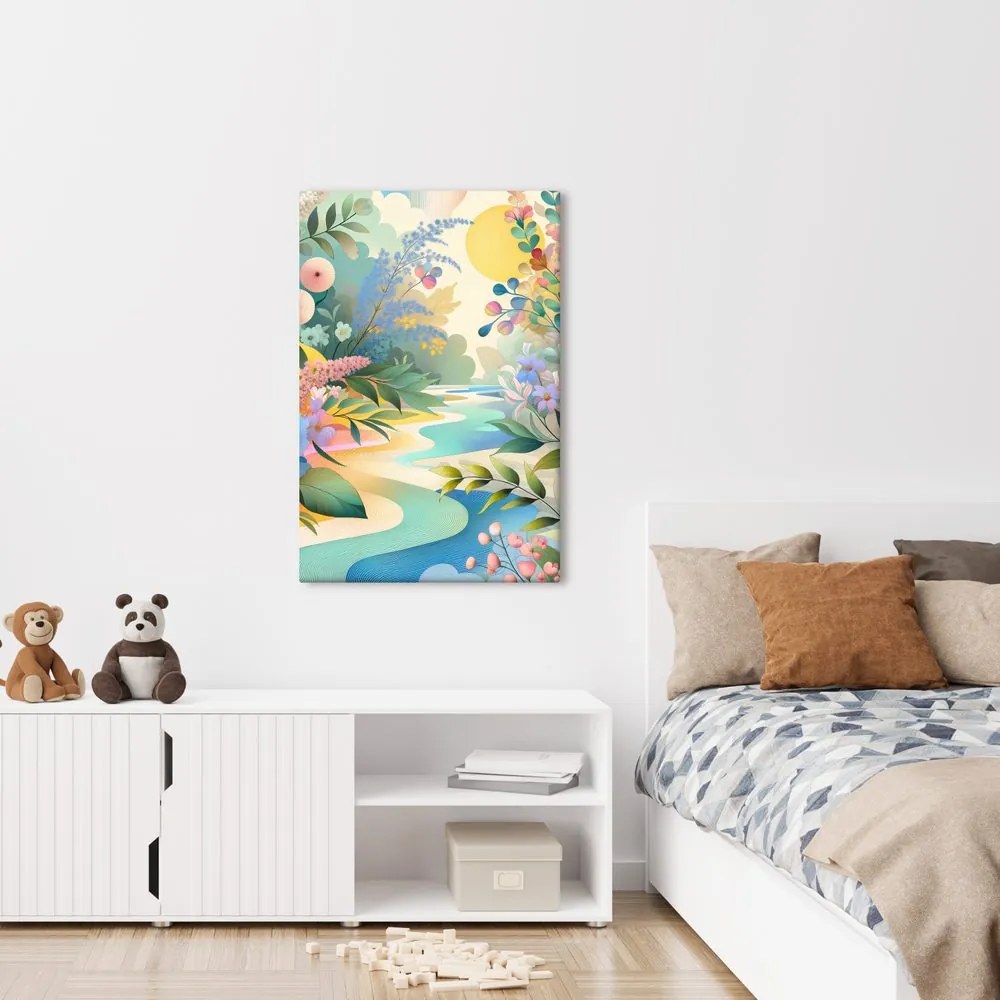 Tablou peisaj floral