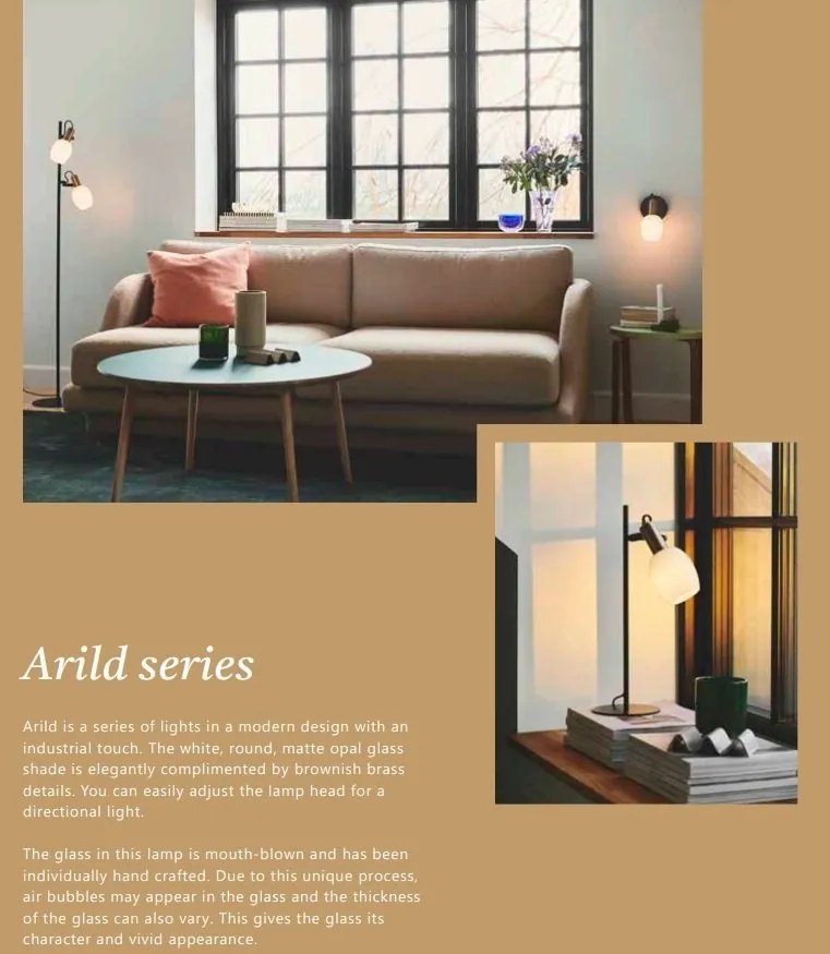 Aplica de perete design industrial Arild